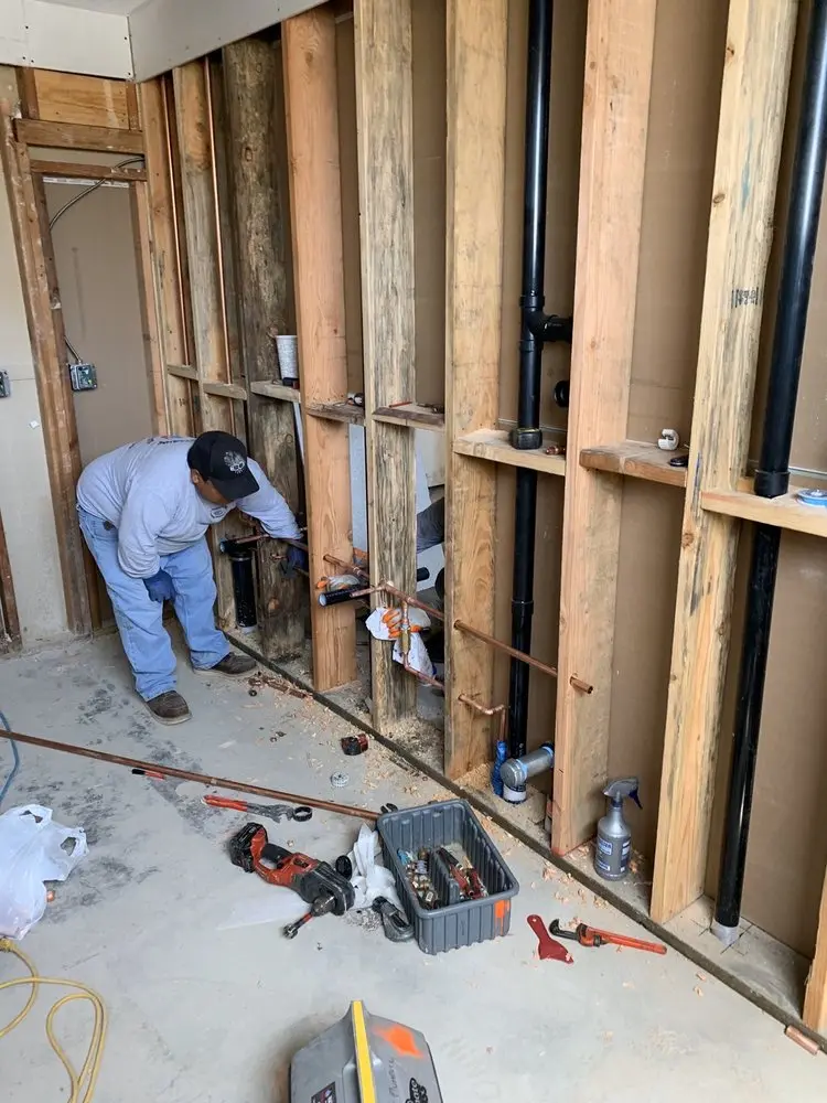 Commercial rough-in plumbing for Water Heater Replacement in Cedar Grove Acres